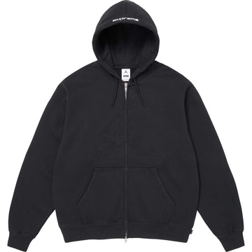Supreme®/Jordan® Hooded Sweatshirt — Black