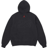 Supreme®/Jordan® Hooded Sweatshirt — Black view 2