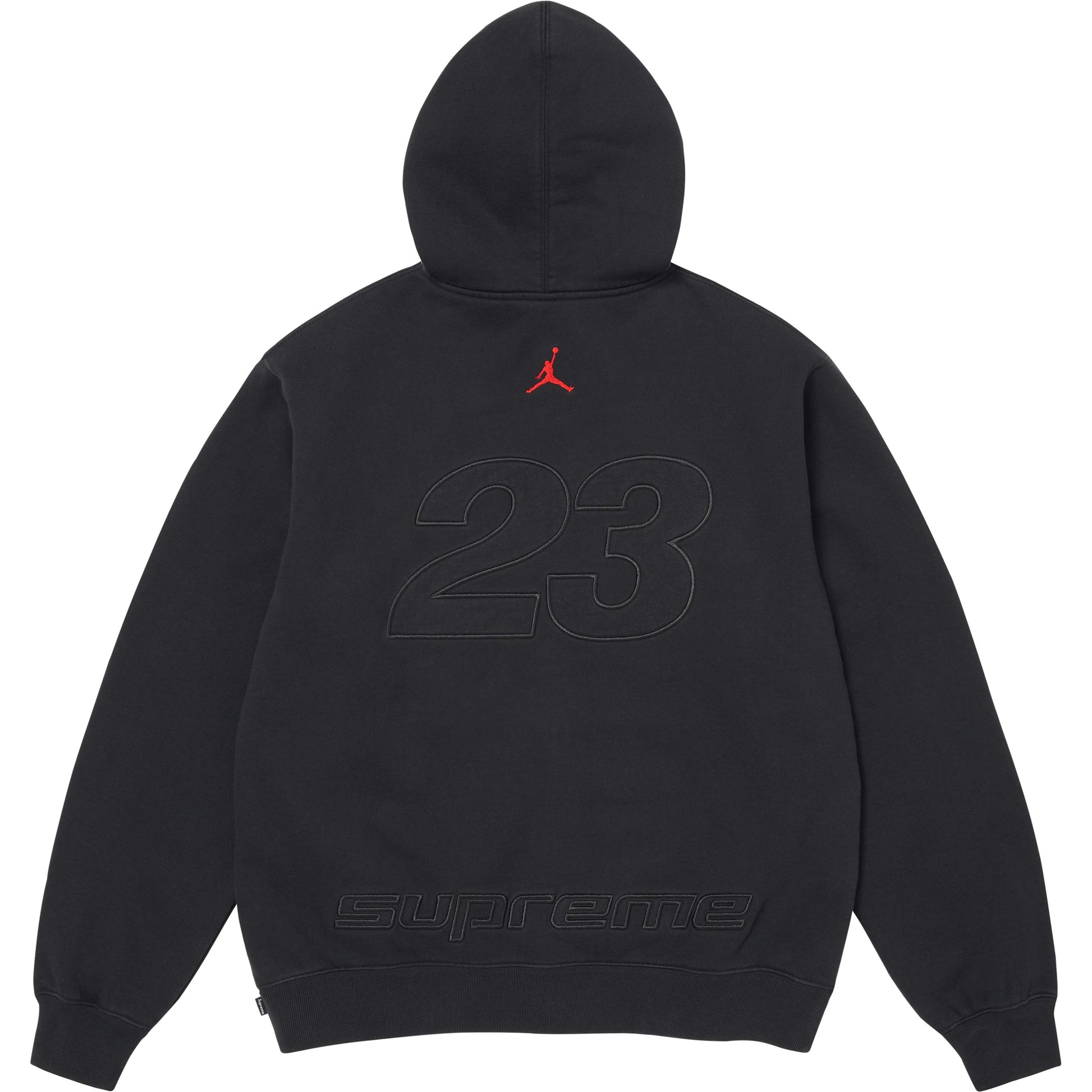 Jordan Hooded Sweatshirt Black (back)