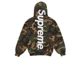 Supreme® Satin Appliqué Hooded Sweatshirt — Woodland Camo view 1