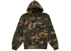 Supreme® Satin Appliqué Hooded Sweatshirt — Woodland Camo view 2