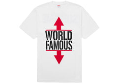 Supreme® World Famous Tee — White view 1