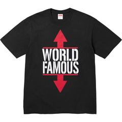 Supreme® World Famous Tee — Black view 1
