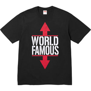 Supreme® World Famous Tee — Black