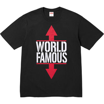 Supreme® World Famous Tee — Black