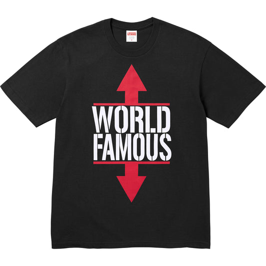 Supreme® World Famous Tee — Black