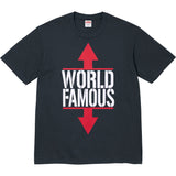 Supreme® World Famous Tee — Navy view 1