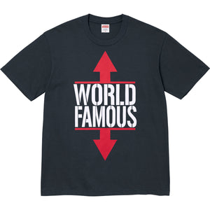 Supreme® World Famous Tee — Navy