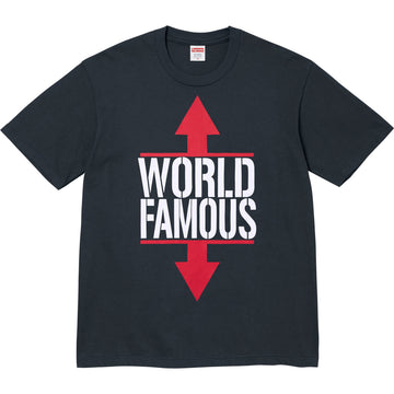Supreme® World Famous Tee — Navy