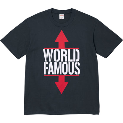 Supreme® World Famous Tee — Navy