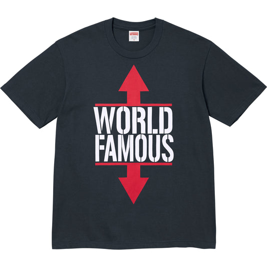 Supreme® World Famous Tee — Navy