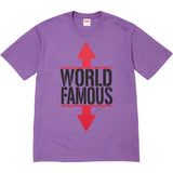 Supreme® World Famous Tee — Purple view 1