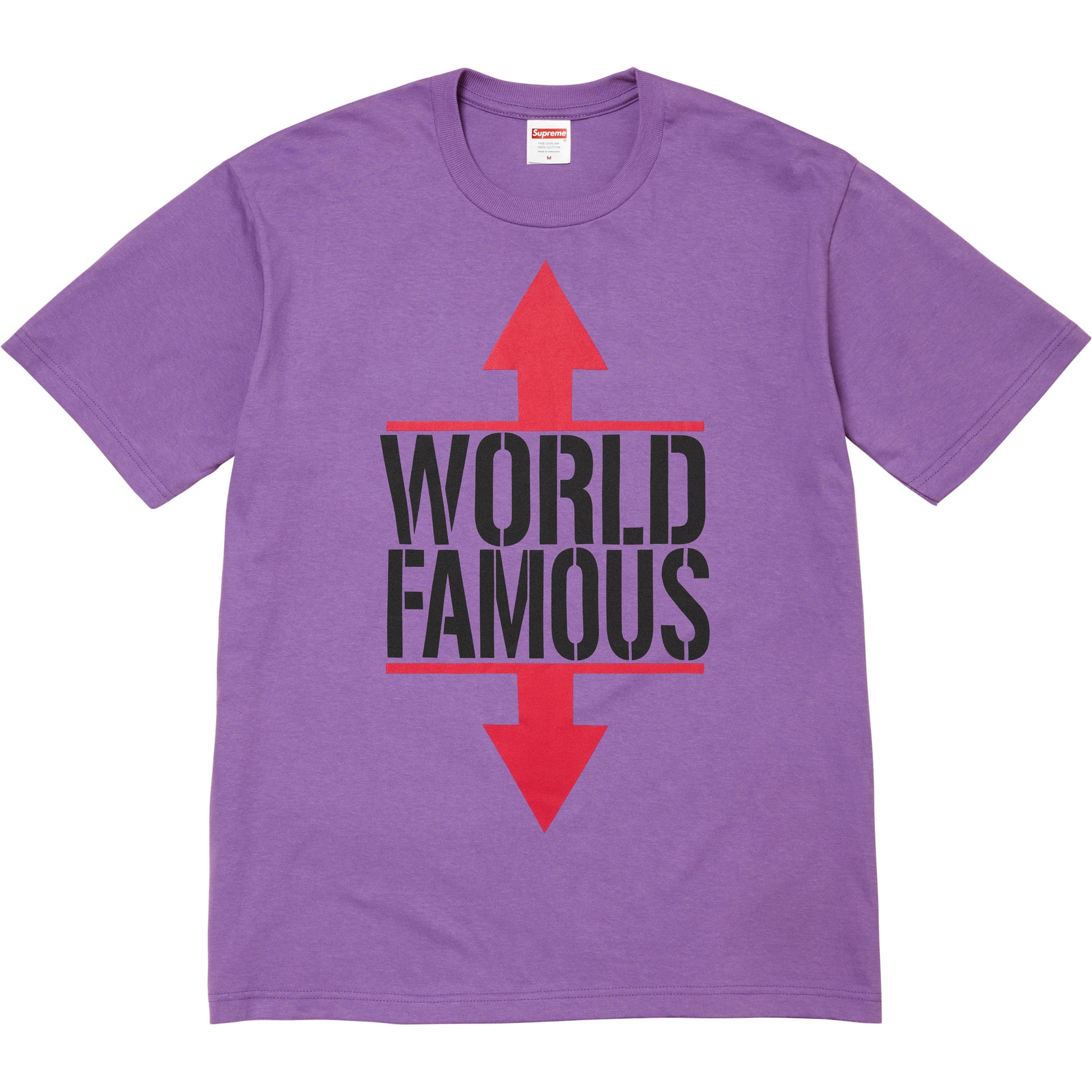 Supreme® World Famous Tee — Purple