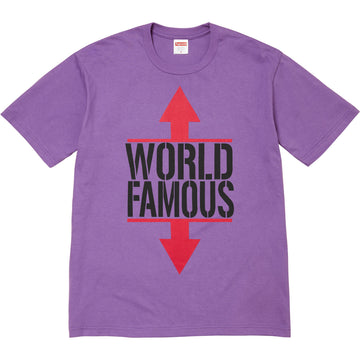 Supreme® World Famous Tee — Purple