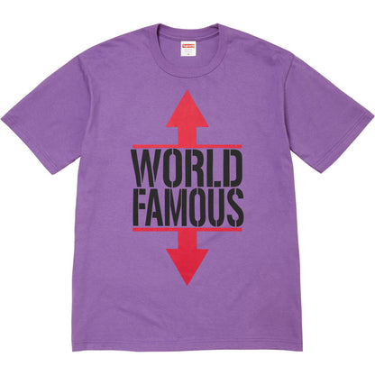 Supreme® World Famous Tee — Purple