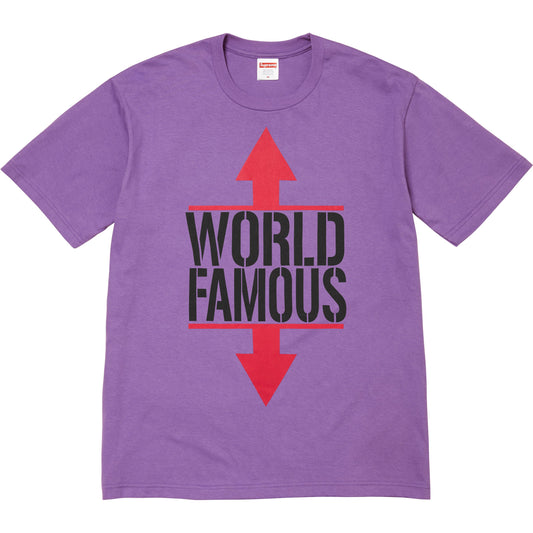 Supreme® World Famous Tee — Purple