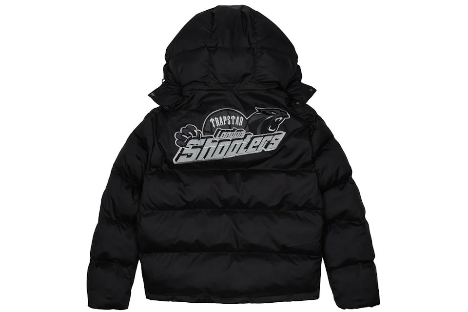 Trapstar Shooters Hooded Puffer 'Black/Reflective'