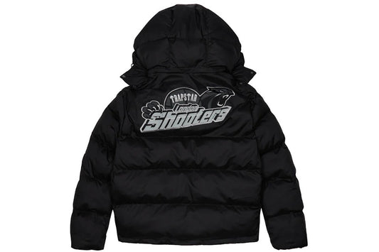 Trapstar Shooters Hooded Puffer 'Black/Reflective'