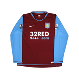 Aston Villa 2007-08 Home Long Sleeve (Young #7) view 1