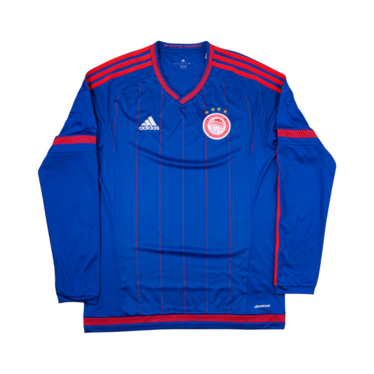 Olympiacos 2015-2016 Away Long Sleeve 90th Anniversary