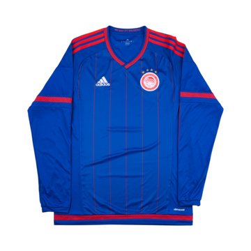 Olympiacos 2015-2016 Away Long Sleeve 90th Anniversary