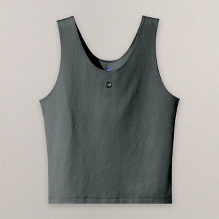 Yeezy Gap Womens Tank Top Second Skin Dark Green