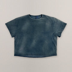 YEEZY GAP Fleece Yoke Tee "Bluestone" view 2