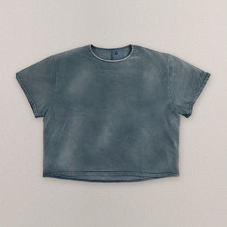 YEEZY GAP Fleece Yoke Tee "Bluestone"