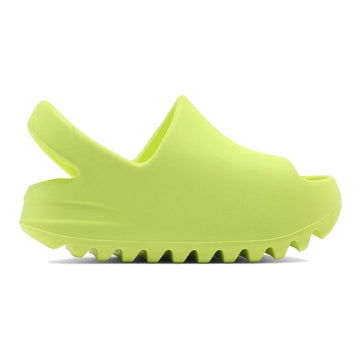 Yeezy Slides Infants 'Glow Green'
