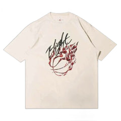 Air Jordan x Travis Scott Flight Graphic Tee 'Cream' view 1