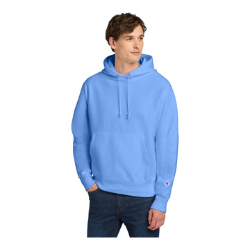 Champion Reverse Weave Hooded Sweatshirt - Light Blue
