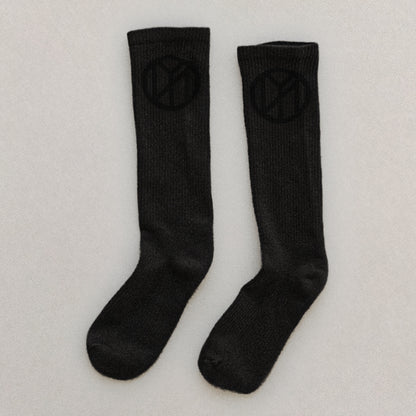 Yeezy Charcoal Printed Socks 2-Pack