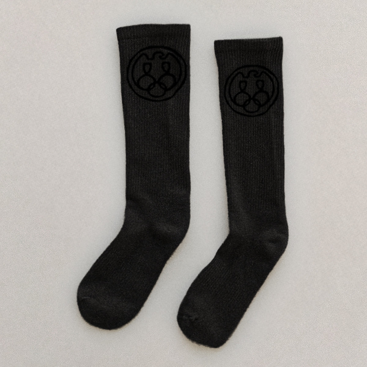 Yeezy Charcoal Printed Socks 2-Pack