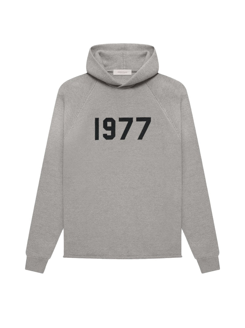 Fear of God Essentials 1977 Knit Hoodie 'Dark Oatmeal'