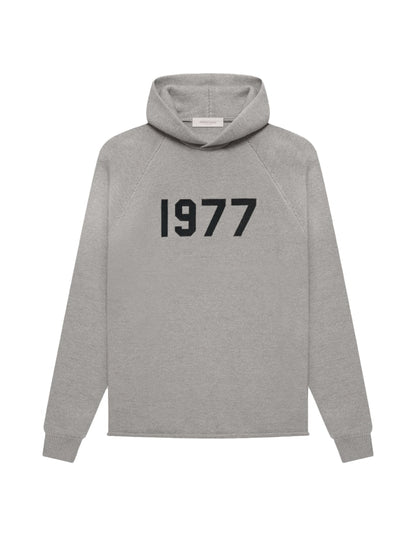 Fear of God Essentials 1977 Knit Hoodie 'Dark Oatmeal'