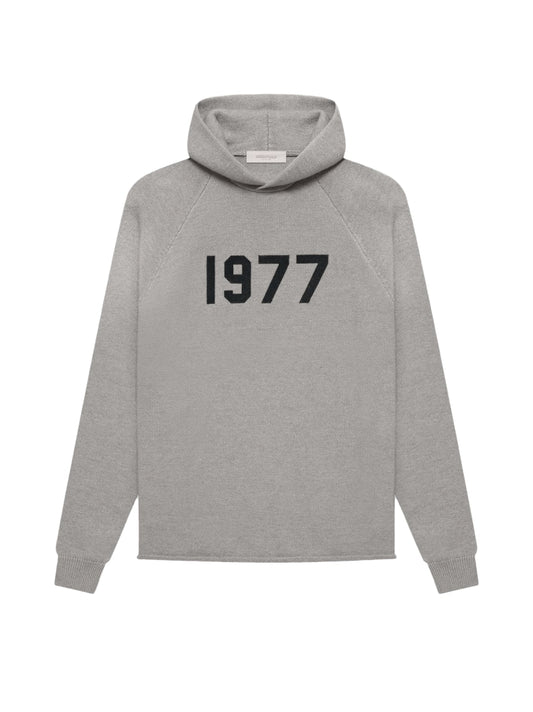 Fear of God Essentials 1977 Knit Hoodie 'Dark Oatmeal'