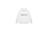 Fear of God Essentials 3D Silicon Applique Pullover Hoodie 'White' view 1