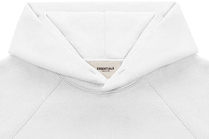 Fear of God Essentials 3D Silicon Applique Pullover Hoodie 'White'