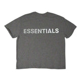 Fear of God Essentials 3M Logo Boxy T-shirt Dark Heather Grey/Black view 1
