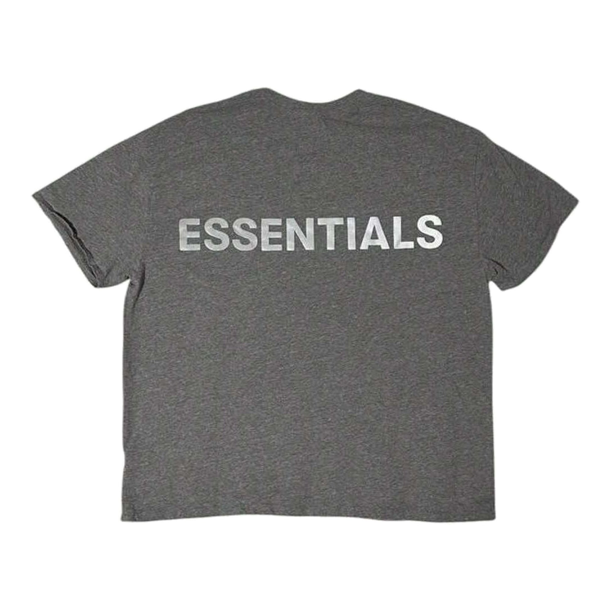 Fear of God Essentials 3M Logo Boxy T-shirt Dark Heather Grey/Black