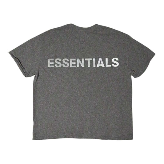 Fear of God Essentials 3M Logo Boxy T-shirt Dark Heather Grey/Black