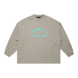 Fear of God Essentials Long-Sleeve T-Shirt 'Dark Heather Oatmeal' view 1