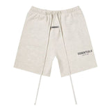 Fear of God Essentials Sweat Shorts 'Oatmeal' view 1