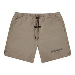 Fear of God Essentials Volley Shorts 'Taupe' view 1