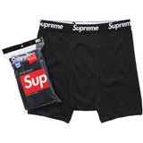 Supreme®/Hanes® Boxer Briefs (4 Pack) — Black view 1