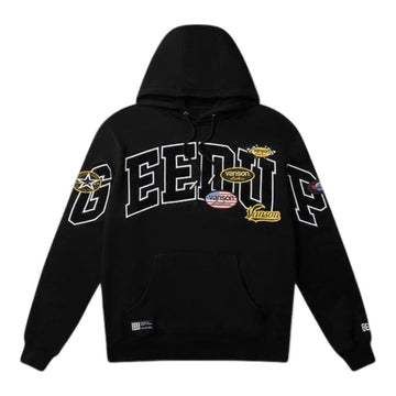 Geedup Team Logo x Vanson Hoodie Black