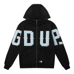 Geedup G.D.U.P Zip Hoodie Black/Cool Blue view 1