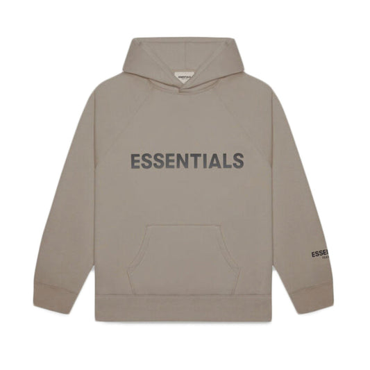 FEAR OF GOD ESSENTIALS 3D Silicon Applique Hoodie - Taupe (SS20)