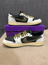 Travis Scott x Wmns Air Jordan 1 Retro Low OG SP 'Olive' view 2