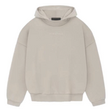 Fear of God Essentials Hoodie 'Silver Cloud' view 2